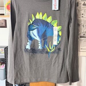 Gray Stegosaurus Kids Shirt by Cat & Jack